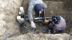 Установка прокола 100т.ГНБ.Прокладка труб.Горизонтальное бурение.Колодезная.Мини.Микро.Малютка.Комп