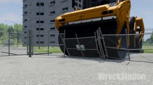 Giant Road Roller Crushes Cars - Beamng drive