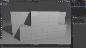 Фасад здания в Блендере