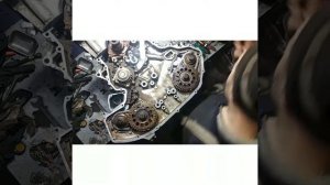 Установка цепей ГРМ NISSAN Cefiro a33 VQ20DE