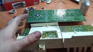 Стиральная машина Samsung ошибка H2( нет нагрева воды)/ Ремонт модуля управления