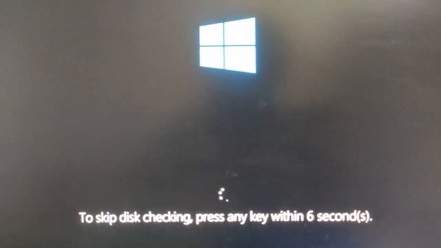 To skip disk checking, press any key.. fixing (C:) stage 1..problem solved #cdrive #problemsolved