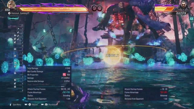 Tekken 8 Nina Williams Optimized Wall Combos смотреть онлайн