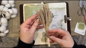 | ASMR for sleep | Vintage Journaling | No talking | Journal decoration | Relaxation 22