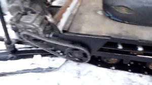 самодельный снегоход СНЕЖИК с лифаном