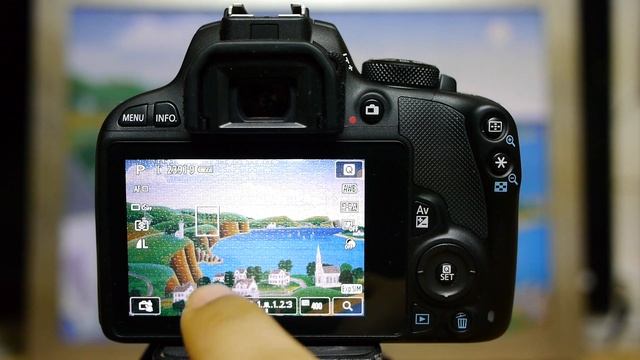 Canon 100D Live View Mode смотреть онлайн