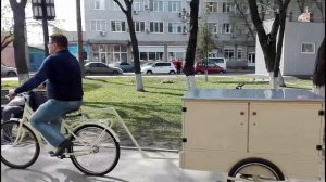Велоприцеп для уличной торговли, универсальный.