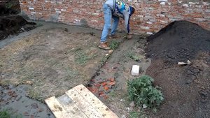 Крыльцо фундамент. Цоколь для гаража