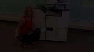 How to Change the Waste Toner Bottle on Your Ricoh Savin MP & IM Series