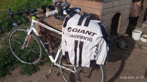 120км на велике покружил, педаль потерял. Giant scr Shimano шоссейник