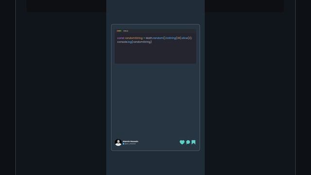 How to generate random string in Javascript