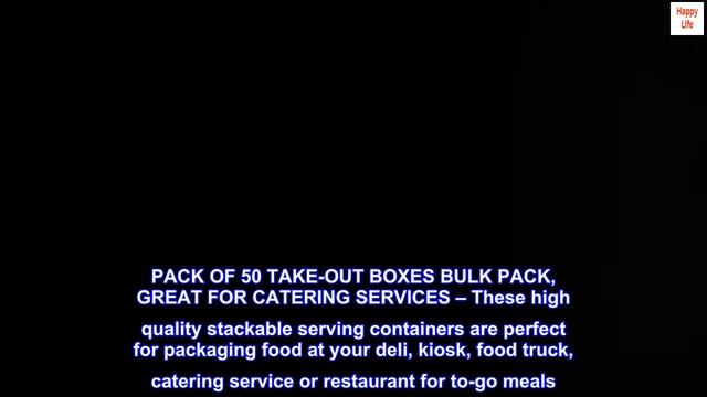 50-Pack Meal Prep Plastic Microwavable Food Containers meal prepping & Lids. "{24 OZ.}" смотреть онлайн