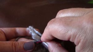 Вязание тапочек на войлочной подошве Часть 5 из 6