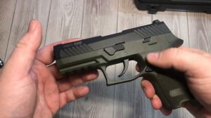 P320-S KURS 10ТК. Сигнальный пистолет Sig Sauer P320 Compact от Курс-С.