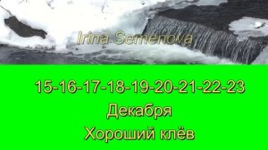 Календарь рыбака на Декабрь Прогноз клева рыбы на неделю Лунный календарь рыбака 2023