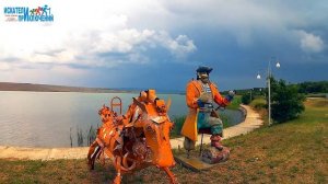 Отдых на озере   Егорлыкское водохранилище