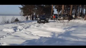 Porsche Cayenne по снегу