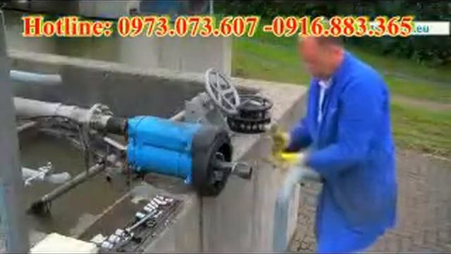 Bơm chìm nước thải/hố móng 11kw, bơm Tsurumi KTZ411, công suất 11kw смотреть онлайн