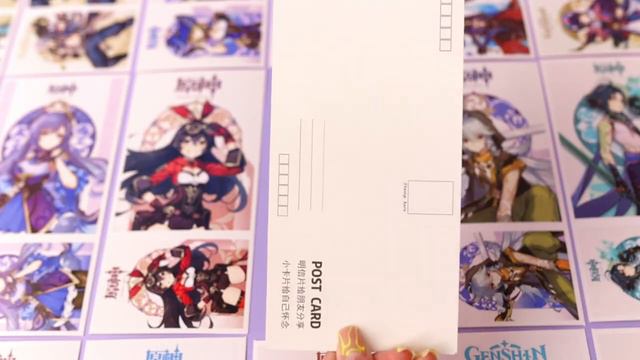 Набор почтовых открыток "Genshin Impact" №01 смотреть онлайн