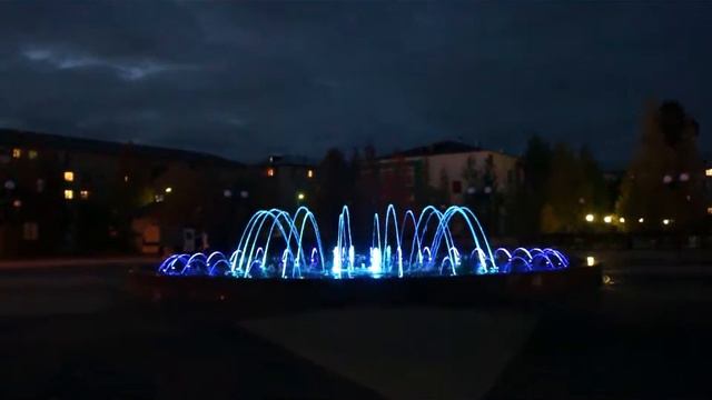 Белоярский ХМАО. Фонтан