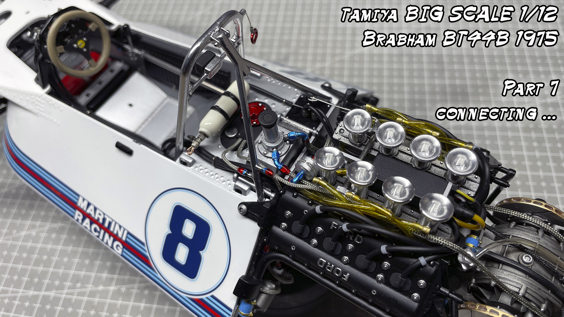 Big Scale Series 1/12th Brabham BT44B 1975 Часть 7