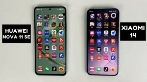 Huawei Nova 11 SE vs Xiaomi 14 | Сравнение производительности