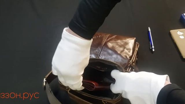 Обзор мужской кожаной сумки ZZNICK 7915 смотреть онлайн