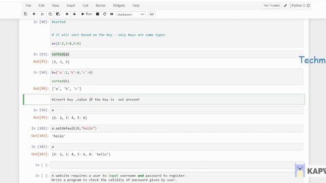 Python Dictionaries | Python course for beginners | Techmaima