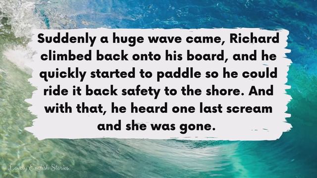 ADVANCED ENGLISH STORY 🌊Woman in the Water🌊 B2 - C1 | Level 4 - 5 | BRITISH ACCENT WITH SUBTITLES
