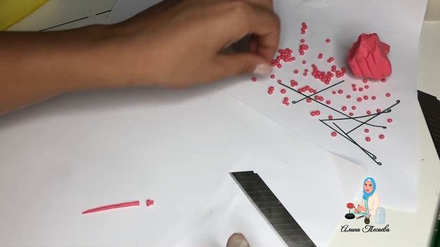 Мастер класс подробный/Малина из полимерной глины без молдов/Малина своими руками/смогут даже дети