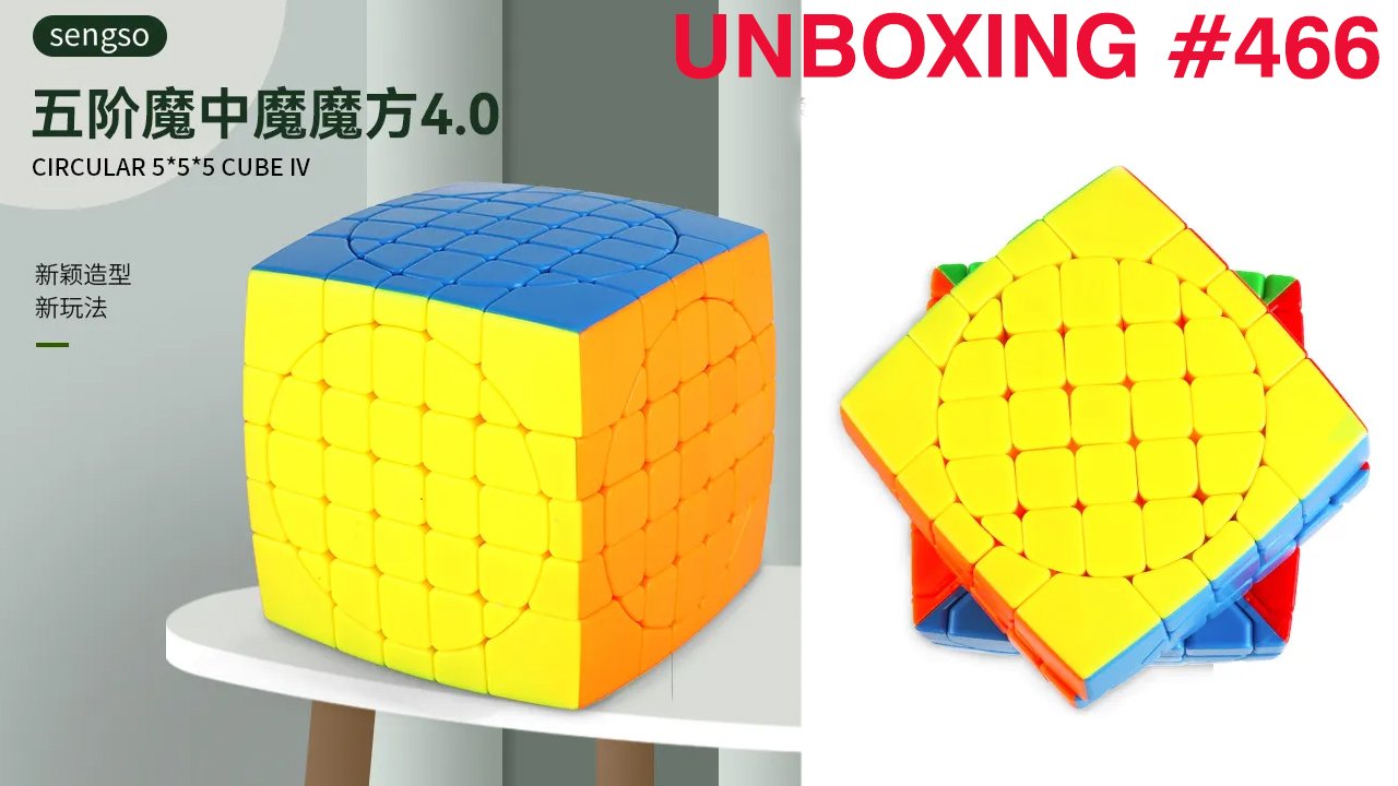 Unboxing №466 Циркулярный Куб 5х5 4.0 | Sengso Circular 5x5 4.0