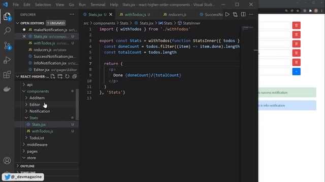 Как использовать Компоненты высшего порядка ReactJS