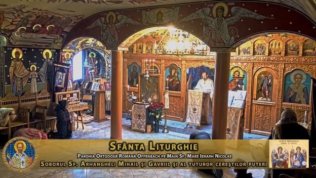 Sfânta Liturghie | Soborul Sf. Arh. Mihail și Gavriil și al tuturor cereștilor puteri 08.11.2022 смотреть онлайн