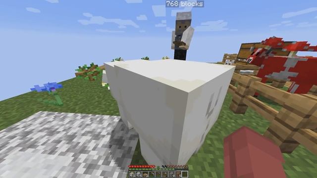 ВЫЖИВАНИЕ НА 1 БЛОКЕ С ДЕДУШКОЙ / #3 / БЕЛЫЙ МЕДВЕДЬ СЪЕЛ ДЕДА / МИР ИЗ ОДНОГО БЛОКА В minecraft смотреть онлайн