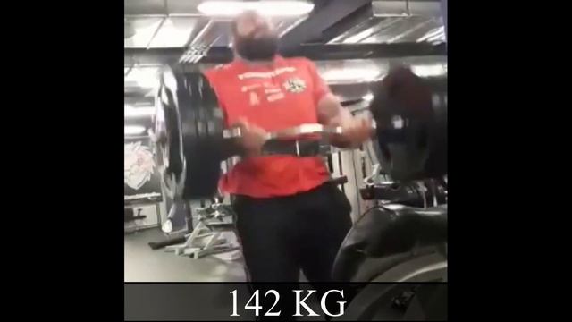 ALL One Rep Maxes (1RM) Of Levan Saginashvili