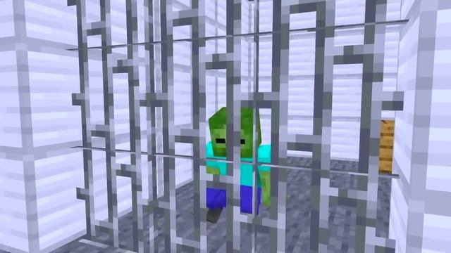 ZOMBIE FAMILY LIFE IN MONSTER SCHOOL - SAD STORY MINECRAFT ANIMATION смотреть онлайн