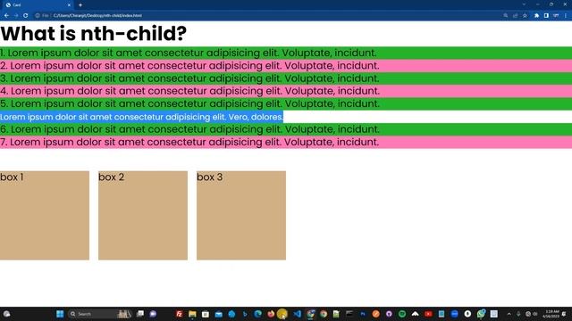 Discover the power of nth-child selector in CSS | Part 01