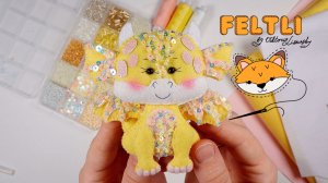 Как соединить голову с телом? / Как пришить голову к телу игрушки из фетра? / Шью игрушки из фетра