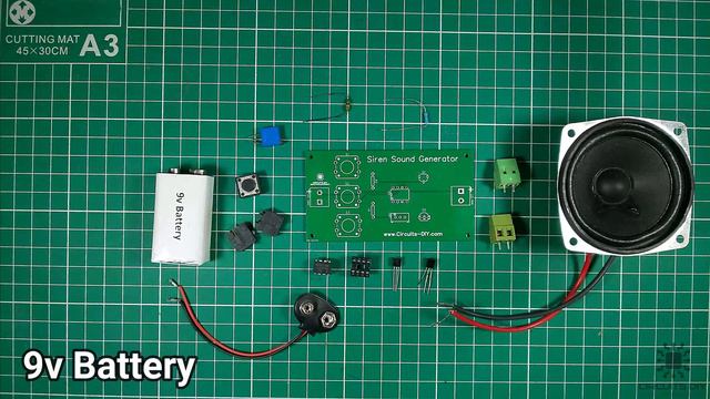 Siren Sound Generator using UM3561 | Police Ambulance Sound | DIY