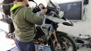 Делаю очередное ТО на своем R1200GS LC. Масла, тормоза, воздушный фильтр, свечи