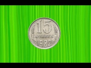 МОНЕТА 15 КОПЕЕК 1982 ОБЗОР МОНЕТЫ,REVIEW OF THE COIN, 15 KOPECKS 1982 USSR