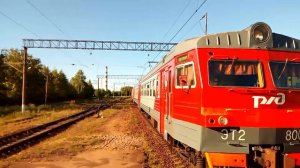 "Уже третий раз!" Электропоезд ЭТ2-8009, ст. Калище