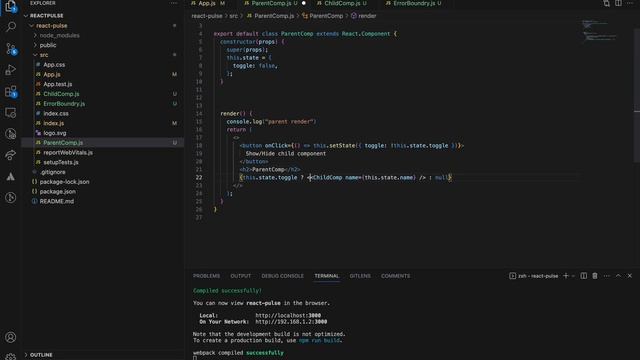 ReactJS Tutorial in Hindi #17 - Error Boundary or Error Handling in React - Part 4 смотреть онлайн