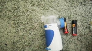 Мини нибулайзер ультразвуковой из Китая, на батарейках обзор