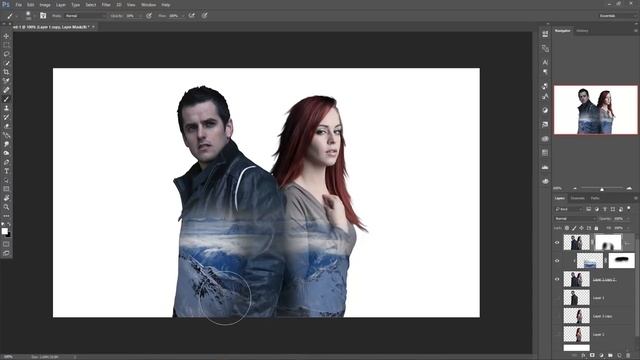 Dual exposure photoshop effect | photoshop tutorial cs6/cc смотреть онлайн