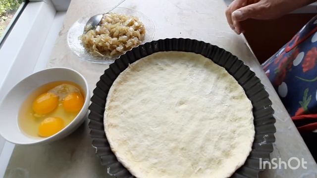 ПИРОГ  "ОЛЕ-ЛУКОЙЕ" Вкусный пирог с луком.