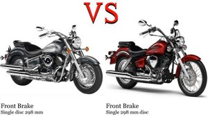 Yamaha Drag Star 1100 vs Yamaha Drag Star 250 Test specification comparison