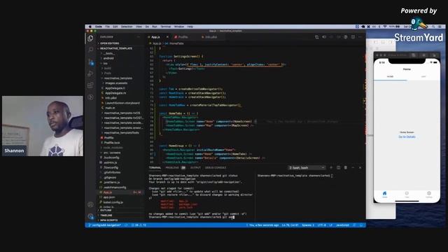 React Native Quickstart - React Navigation & React-Native-Firebase смотреть онлайн