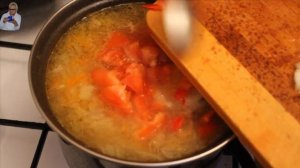 Борщ из квашеной капусты без зажарки.