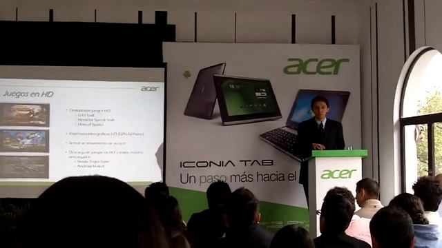 Presentación de la ICONIA TAB A500 de ACER en México смотреть онлайн